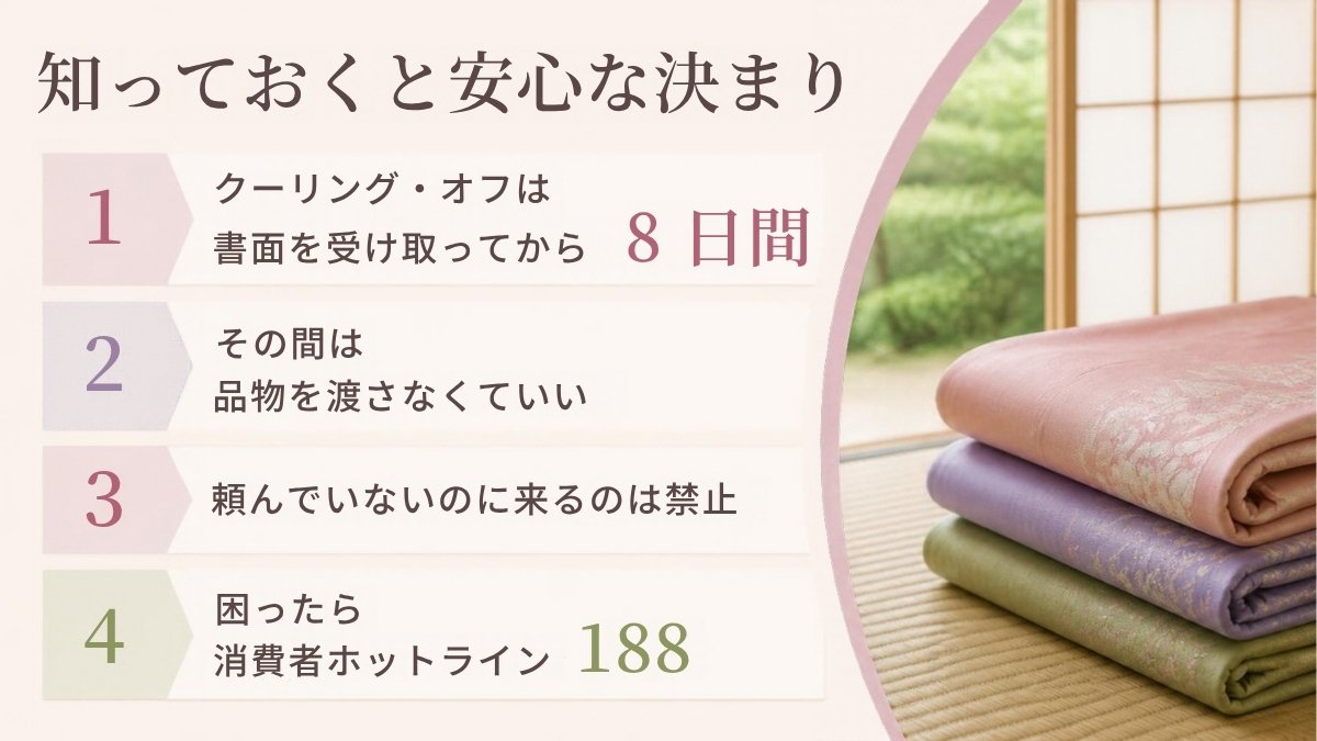 出張買取で知っておくと安心な決まり