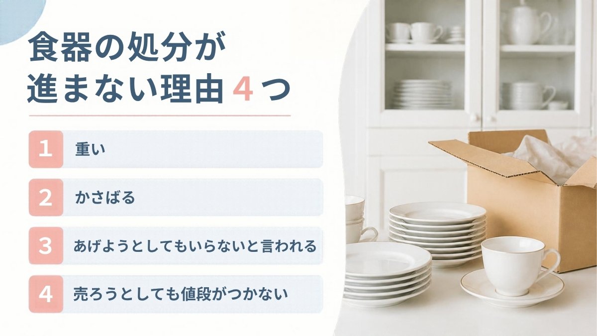 食器の処分が進まない理由4つ