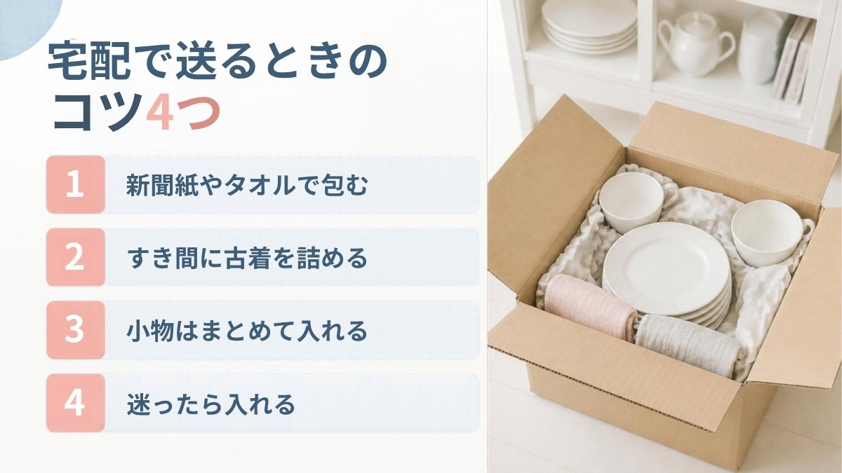食器を宅配で送るときのコツ4つ